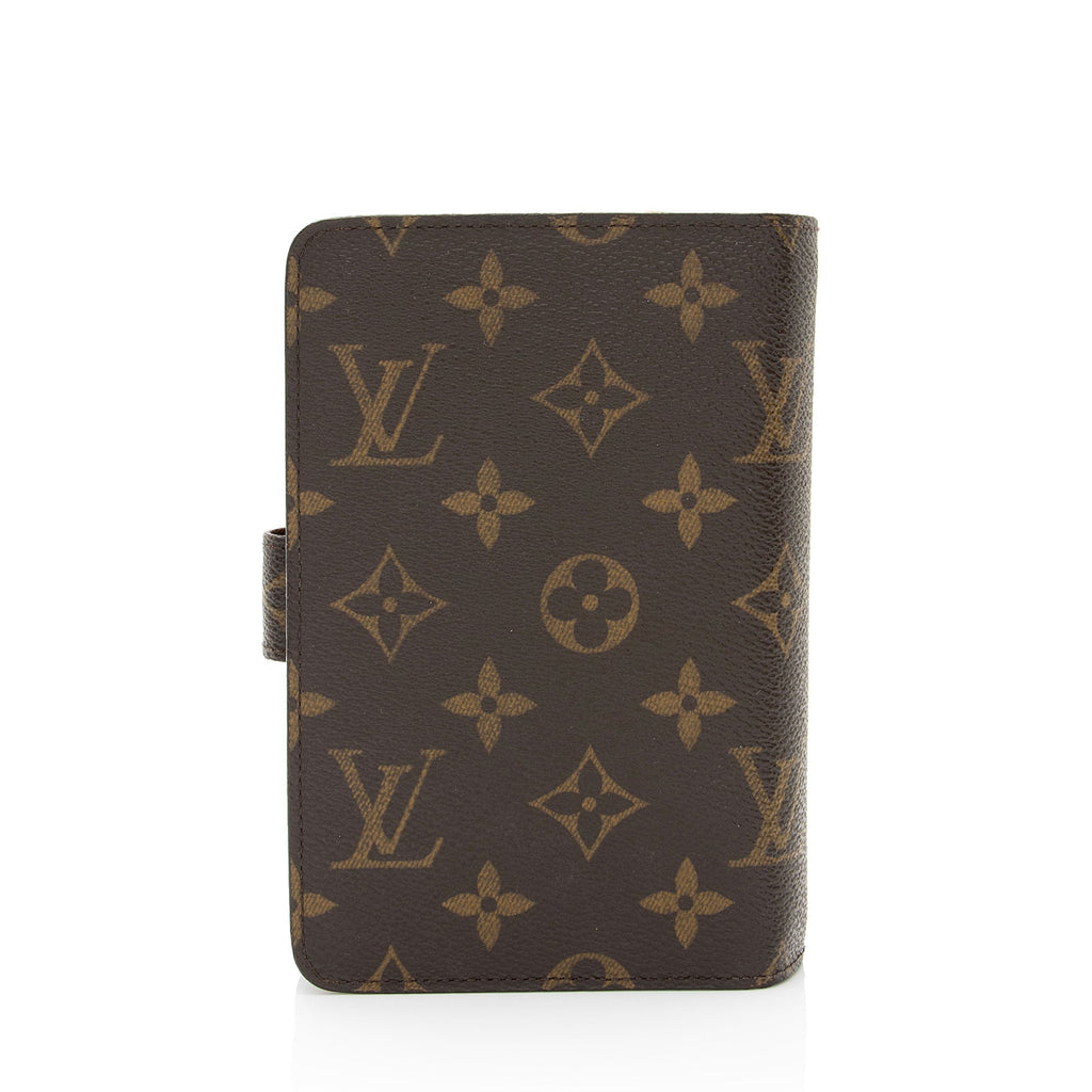 Louis Vuitton Monogram Canvas Porte Papier Zipper Wallet (SHF-422DHO)