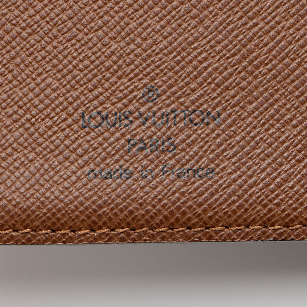 Louis Vuitton Monogram Canvas Porte Papier Zipper Wallet (SHF-422DHO)