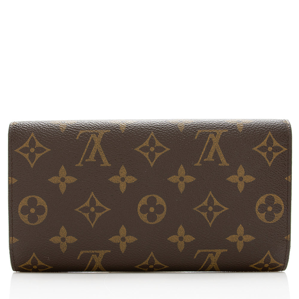 Louis Vuitton Monogram Canvas Porte Tresor International Wallet (SHF-19929)