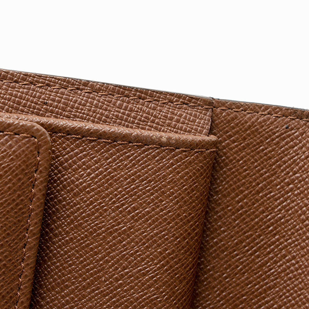 Louis Vuitton Monogram Canvas Porte Tresor International Wallet (SHF-19929)