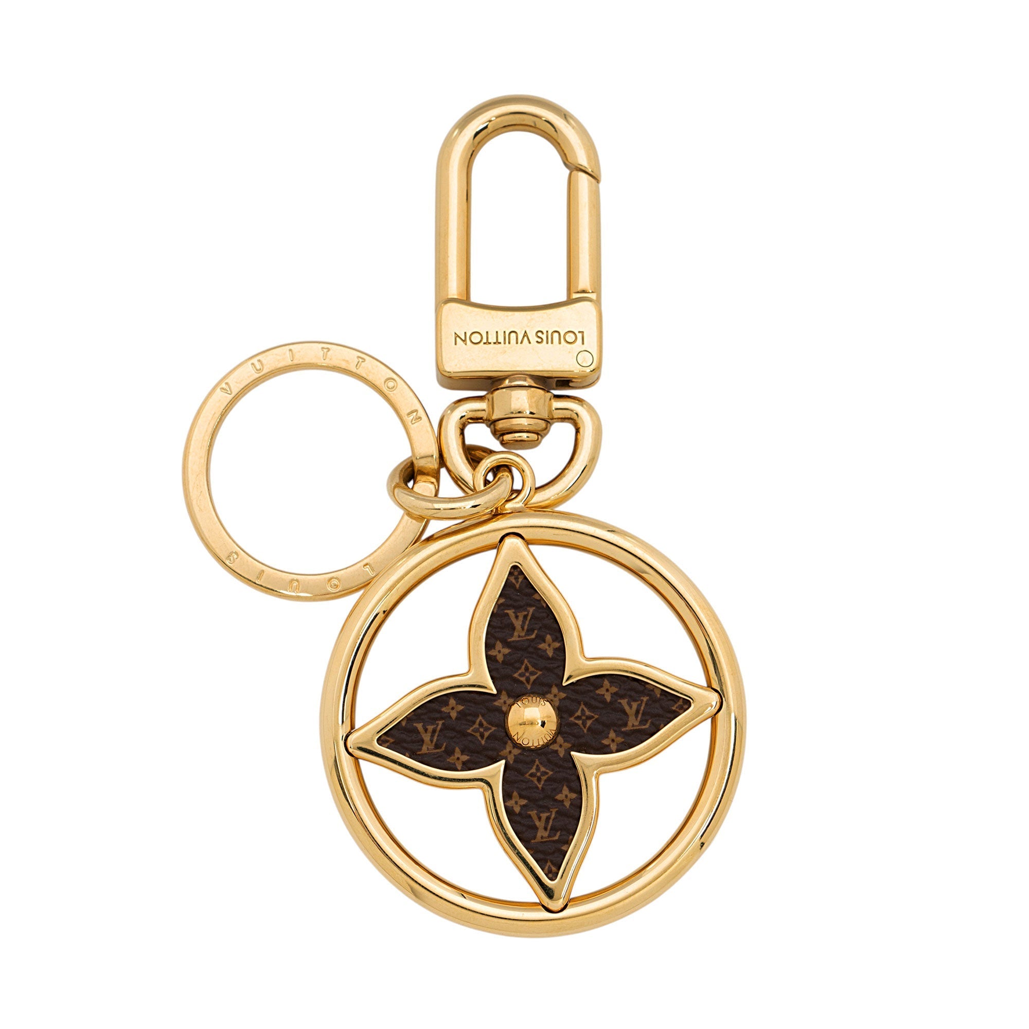 Louis Vuitton Monogram Canvas Puzzle Flower Bag Charm