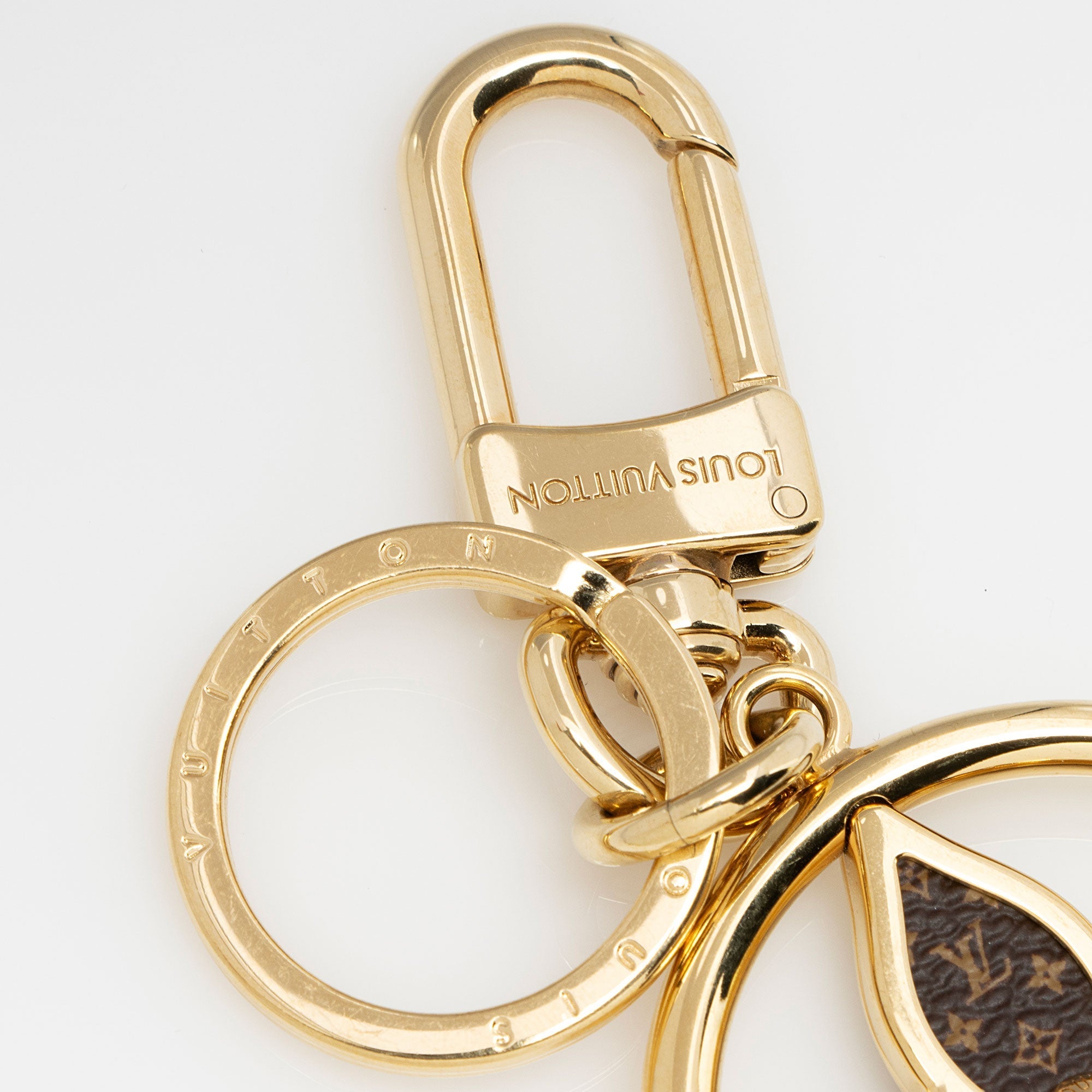 Louis Vuitton Monogram Canvas Puzzle Flower Bag Charm