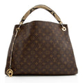 Louis Vuitton Monogram Canvas Python Artsy MM Shoulder Bag (SHF-21743)