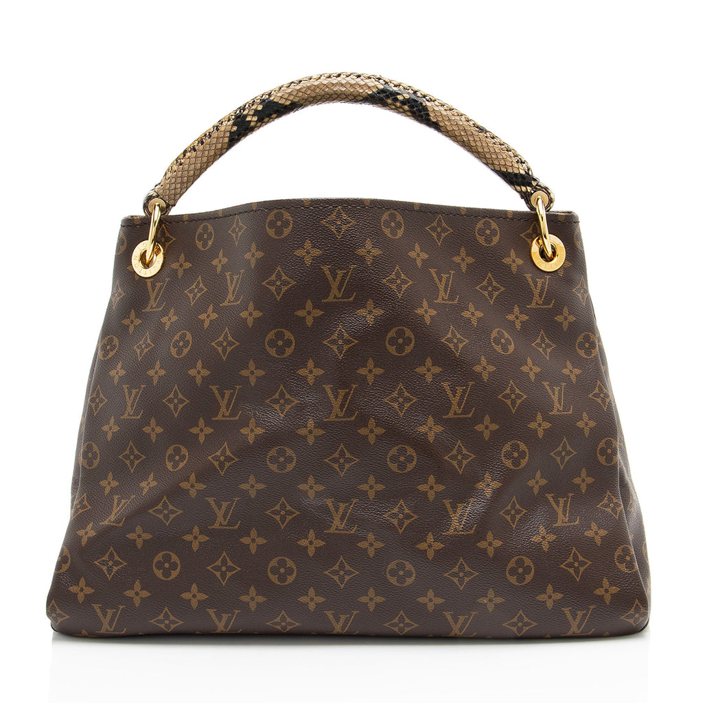 Louis Vuitton Monogram Canvas Python Artsy MM Shoulder Bag
