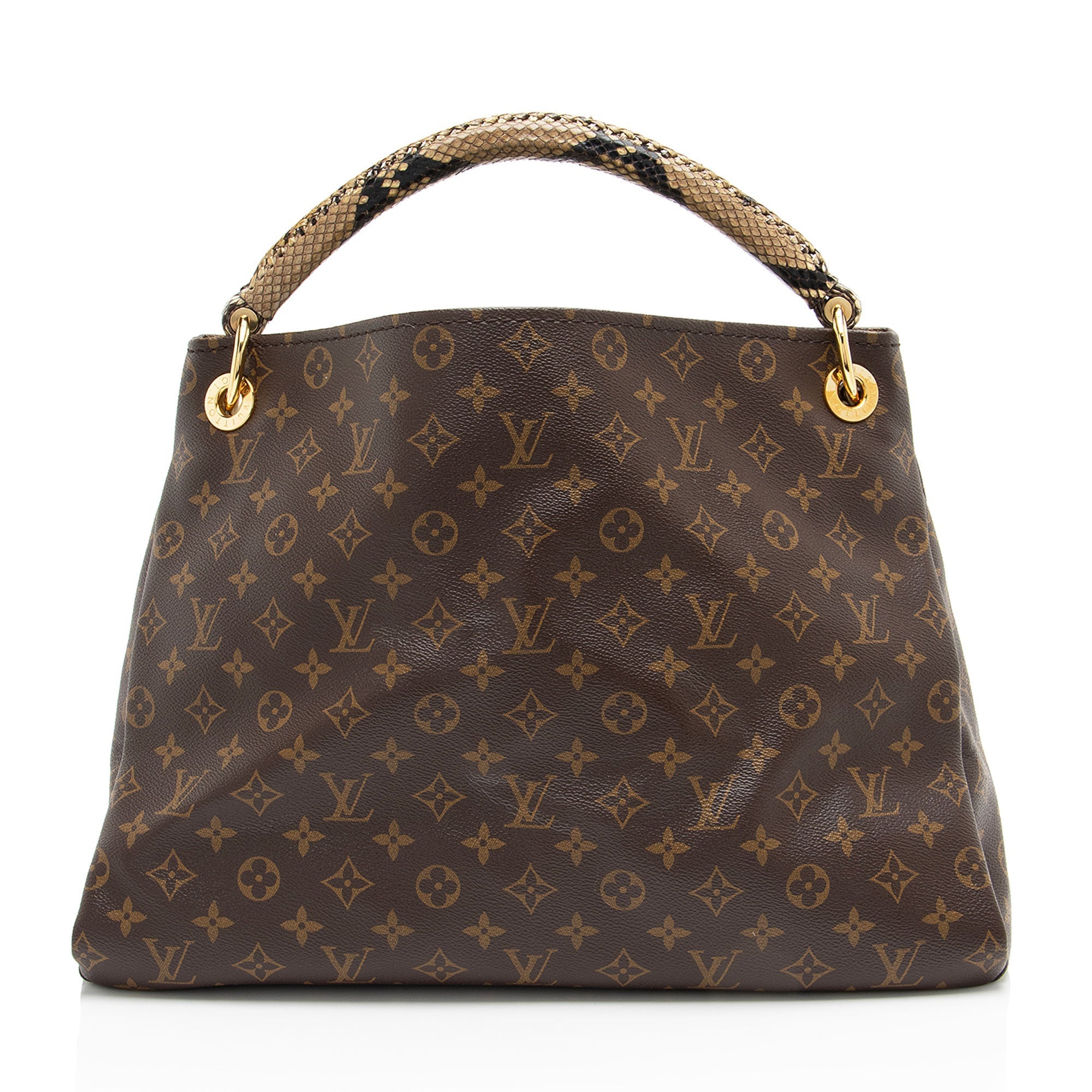 Louis Vuitton Monogram Canvas Python Artsy MM Shoulder Bag