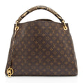 Louis Vuitton Monogram Canvas Python Artsy MM Shoulder Bag