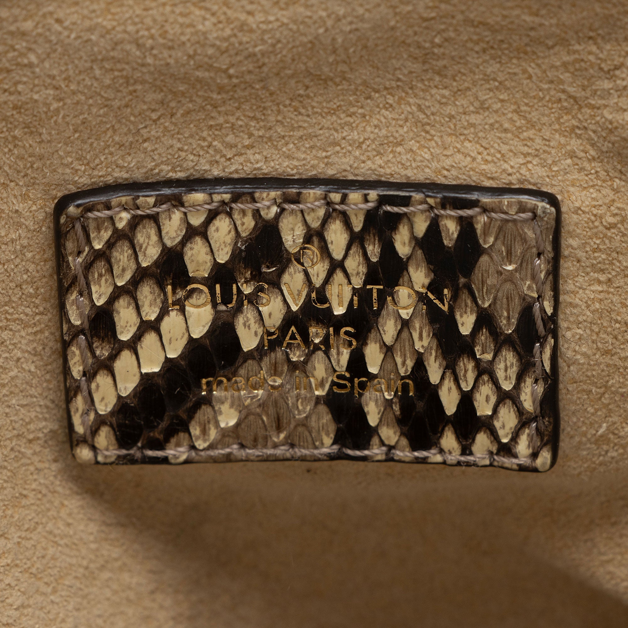 Louis Vuitton Monogram Canvas Python Artsy MM Shoulder Bag