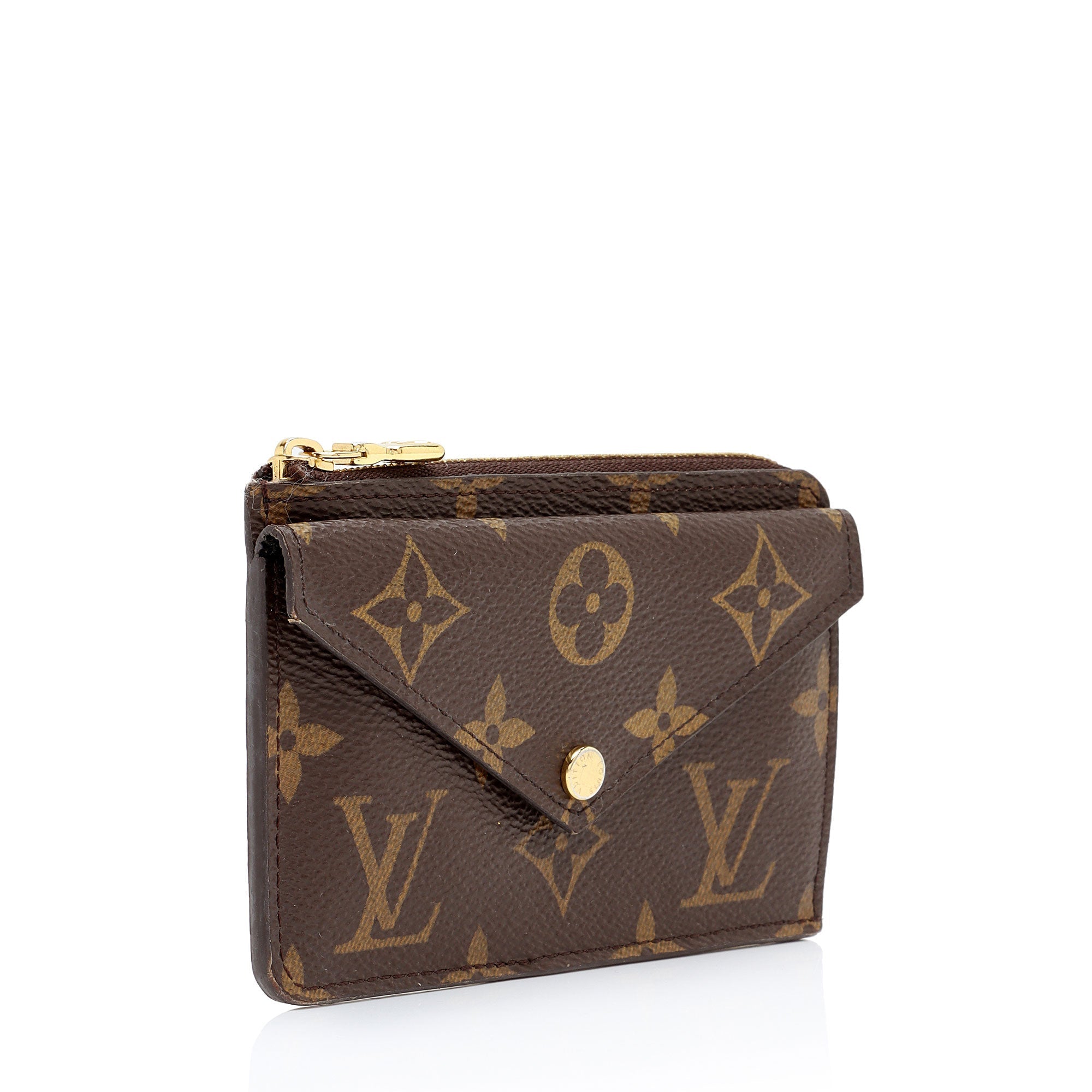 Louis Vuitton Monogram Canvas Recto Verso Card Holder (SHF-2QavXS)