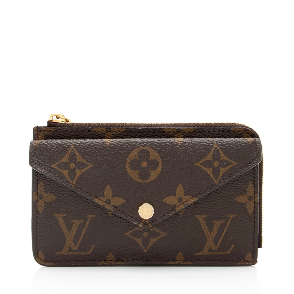 Louis Vuitton Monogram Canvas Recto Verso Card Holder (SHF-bGm16G)