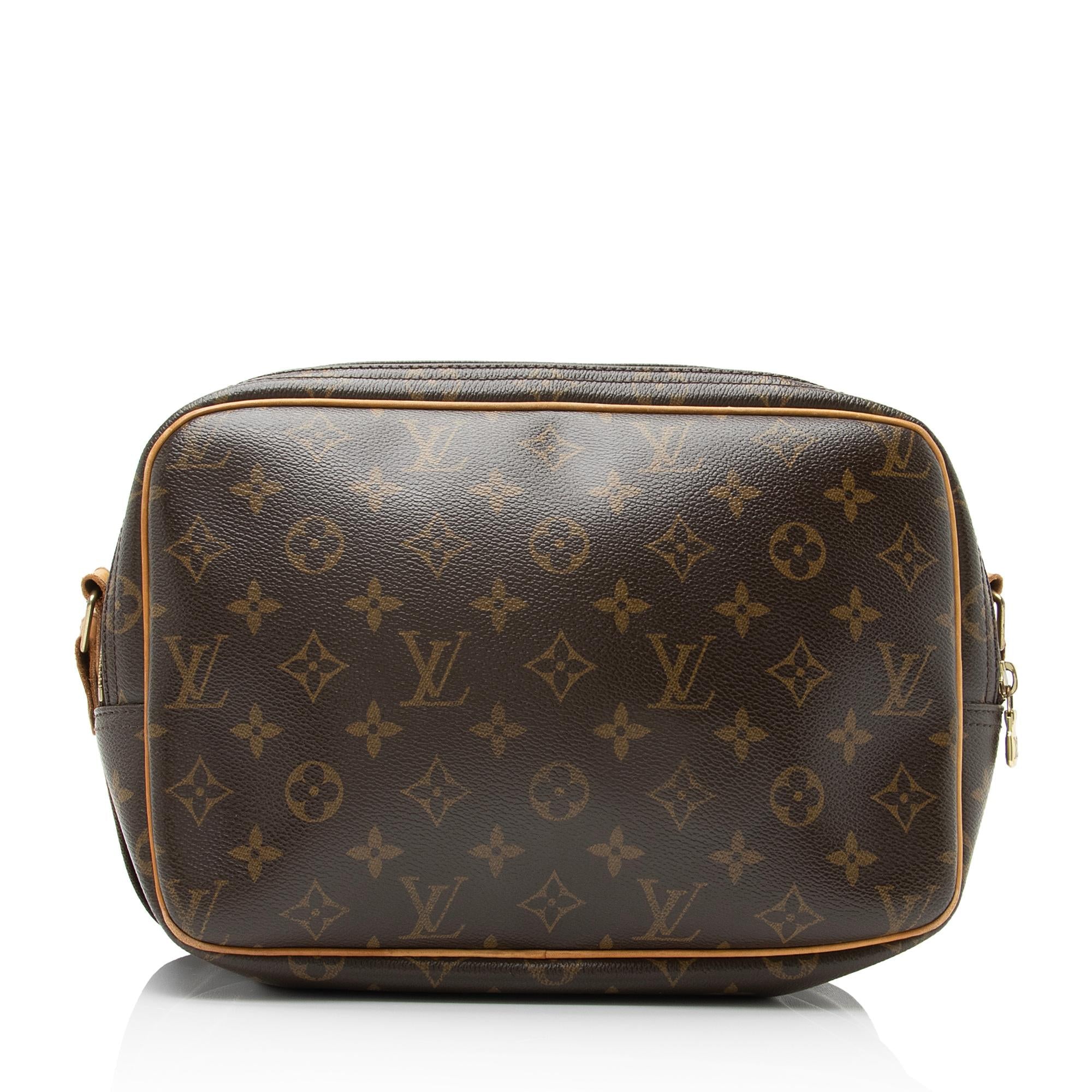 Louis Vuitton Monogram Canvas Reporter PM Messenger Bag (SHF-23169)