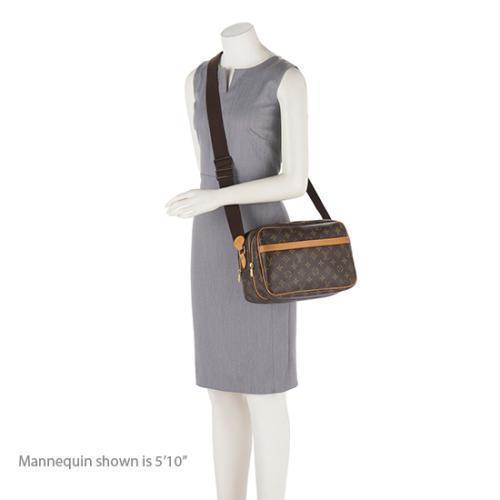 Louis Vuitton Monogram Canvas Reporter PM Messenger Bag (SHF-23169)