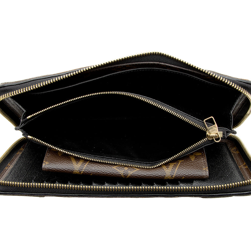 Louis Vuitton Monogram Canvas Retiro Daily Organizer (SHF-18962)