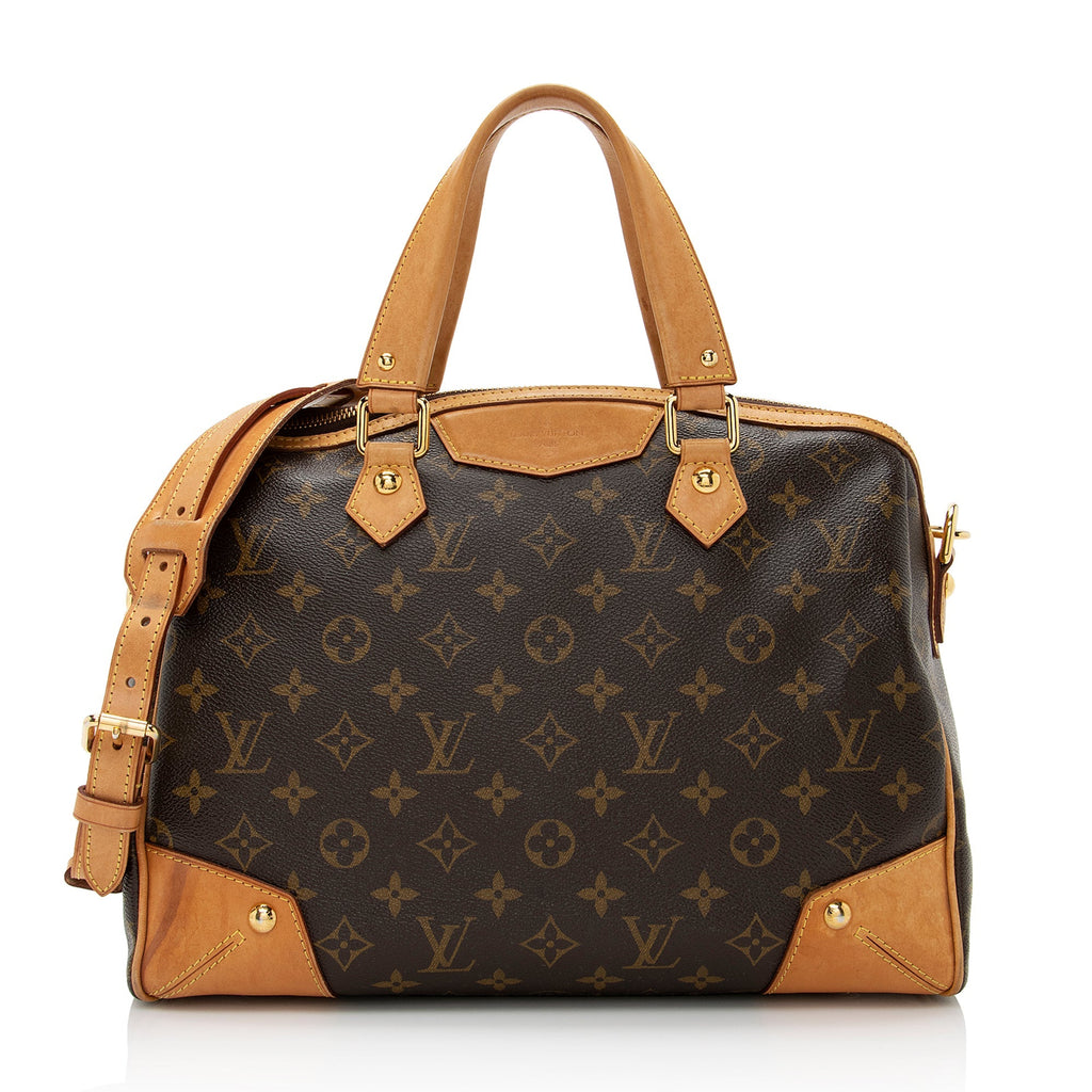Louis Vuitton Monogram Canvas Retiro PM Satchel (SHF-22187)