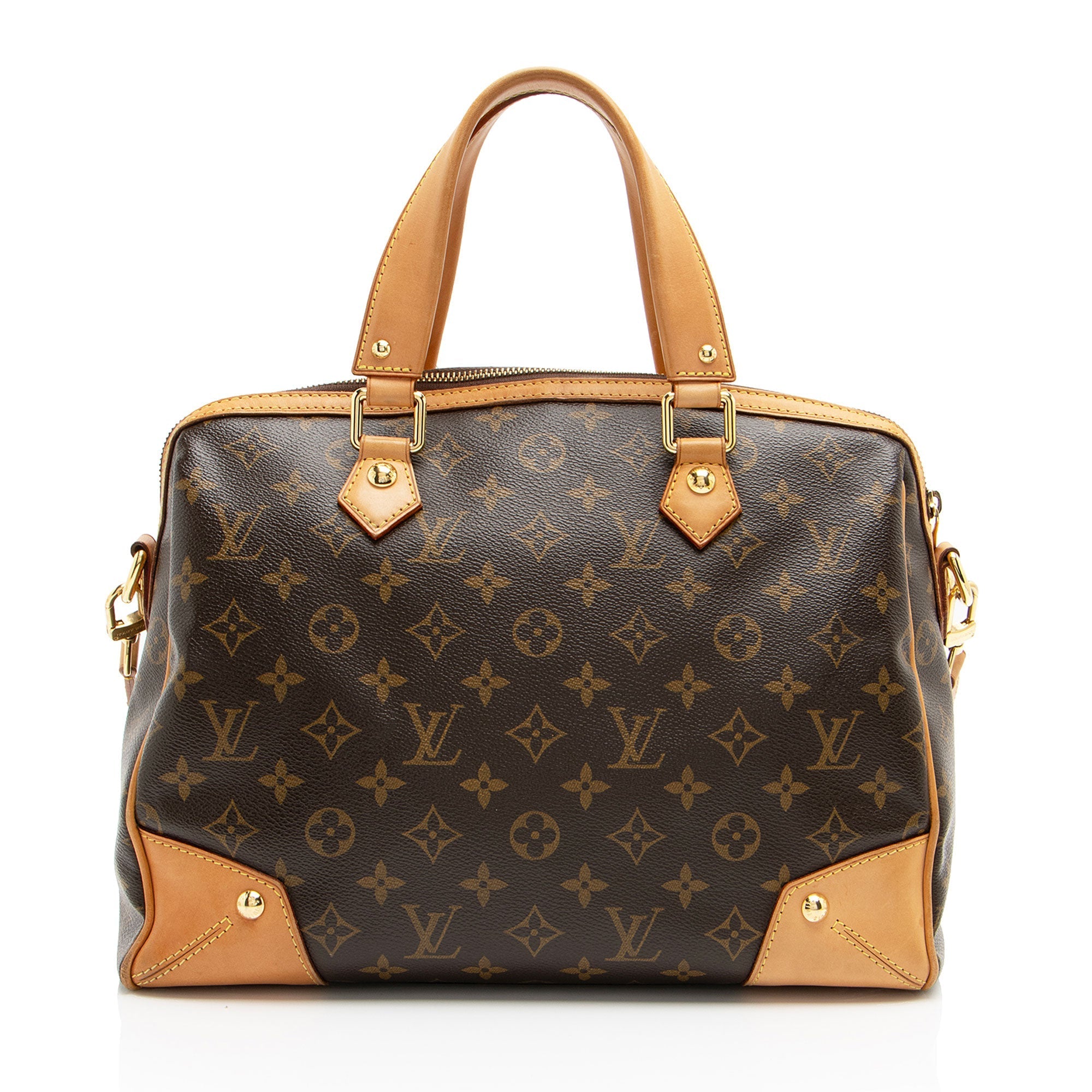 Louis Vuitton Monogram Canvas Retiro PM Satchel (SHF-05kHBQ)