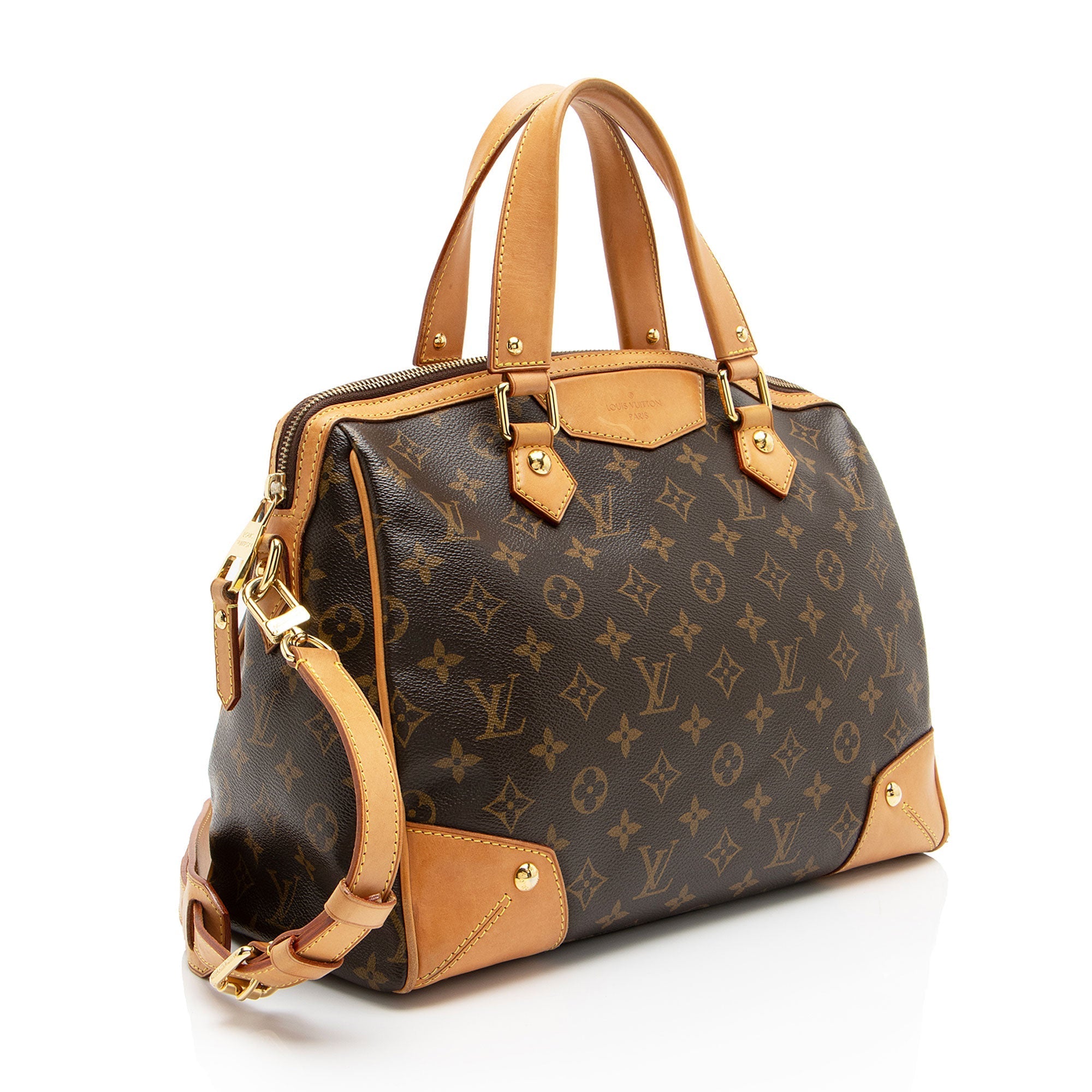 Louis Vuitton Monogram Canvas Retiro PM Satchel (SHF-05kHBQ)
