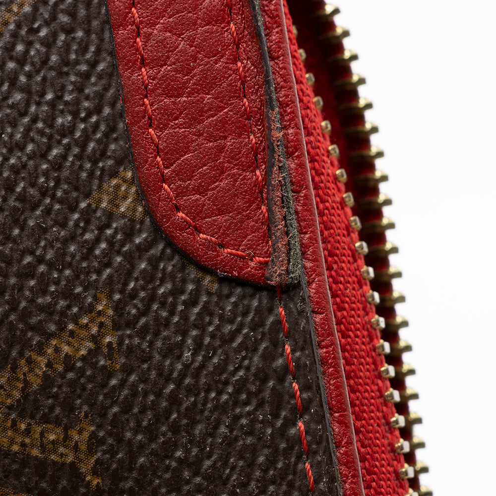 Louis Vuitton Monogram Canvas Retiro Zippy Wallet (SHF-17704)