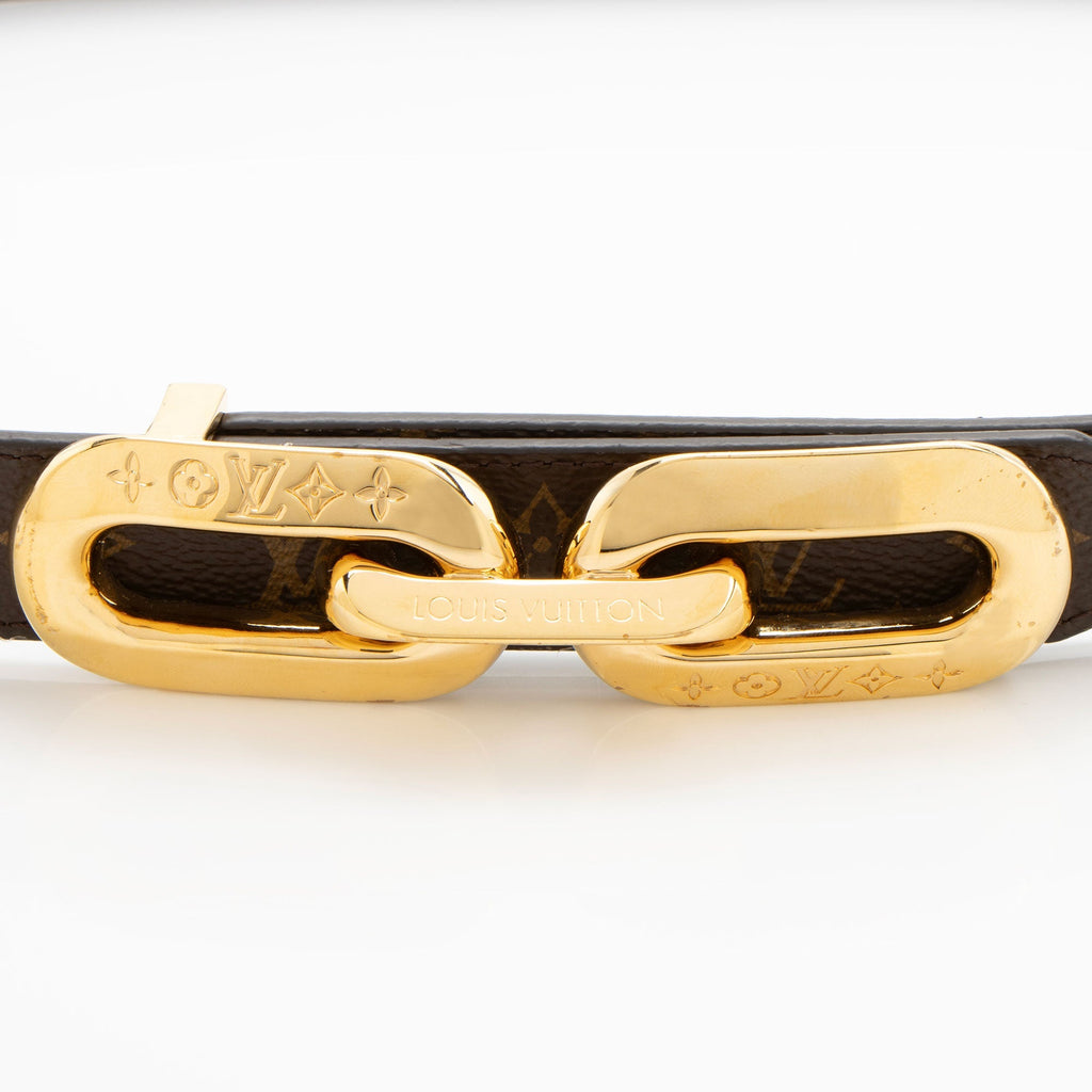 Louis Vuitton Monogram Canvas Reversible Edge Belt - Size 32 / 80 (SHF-Dqbc0z)