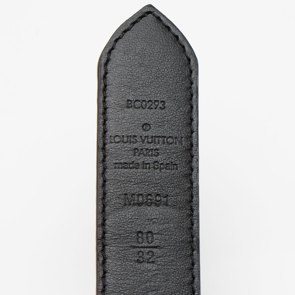 Louis Vuitton Monogram Canvas Reversible Edge Belt - Size 32 / 80 (SHF-Dqbc0z)