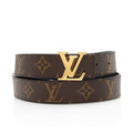 Louis Vuitton Monogram Canvas Reversible Initiales Belt - Size 36 / 90 (SHF-MouOLX)