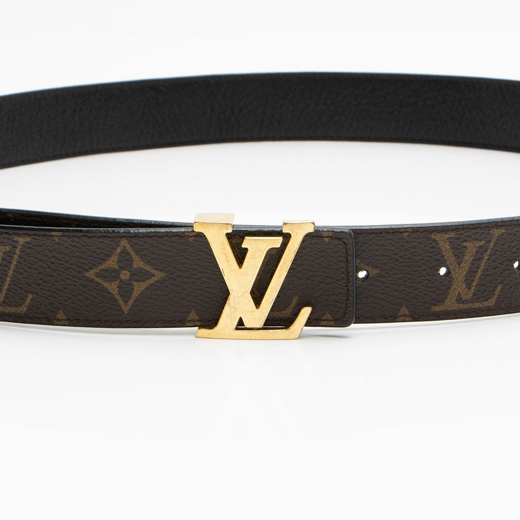 Louis Vuitton Monogram Canvas Reversible Initiales Belt - Size 36 / 90