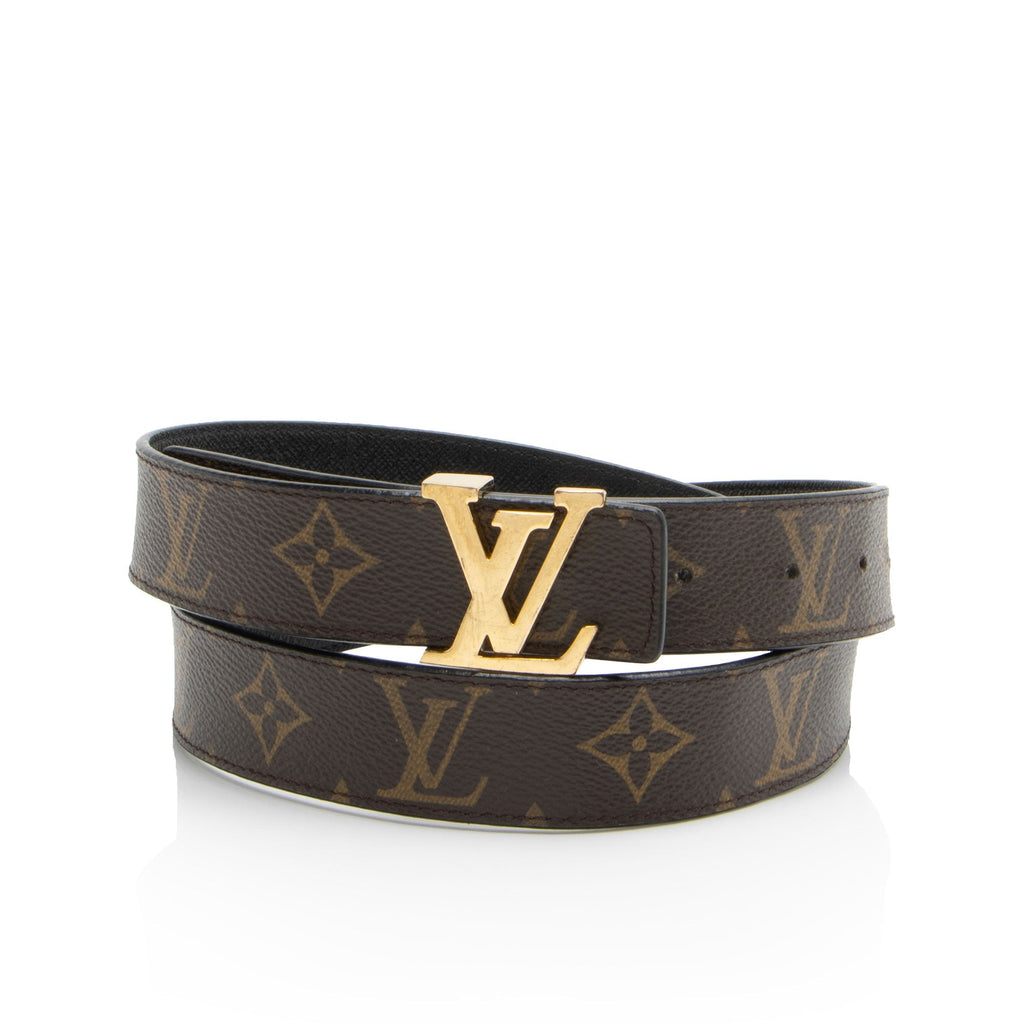 Louis Vuitton Monogram Canvas Reversible Initiales Belt - Size 36 / 90