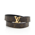 Louis Vuitton Monogram Canvas Reversible Initiales Belt - Size 36 / 90