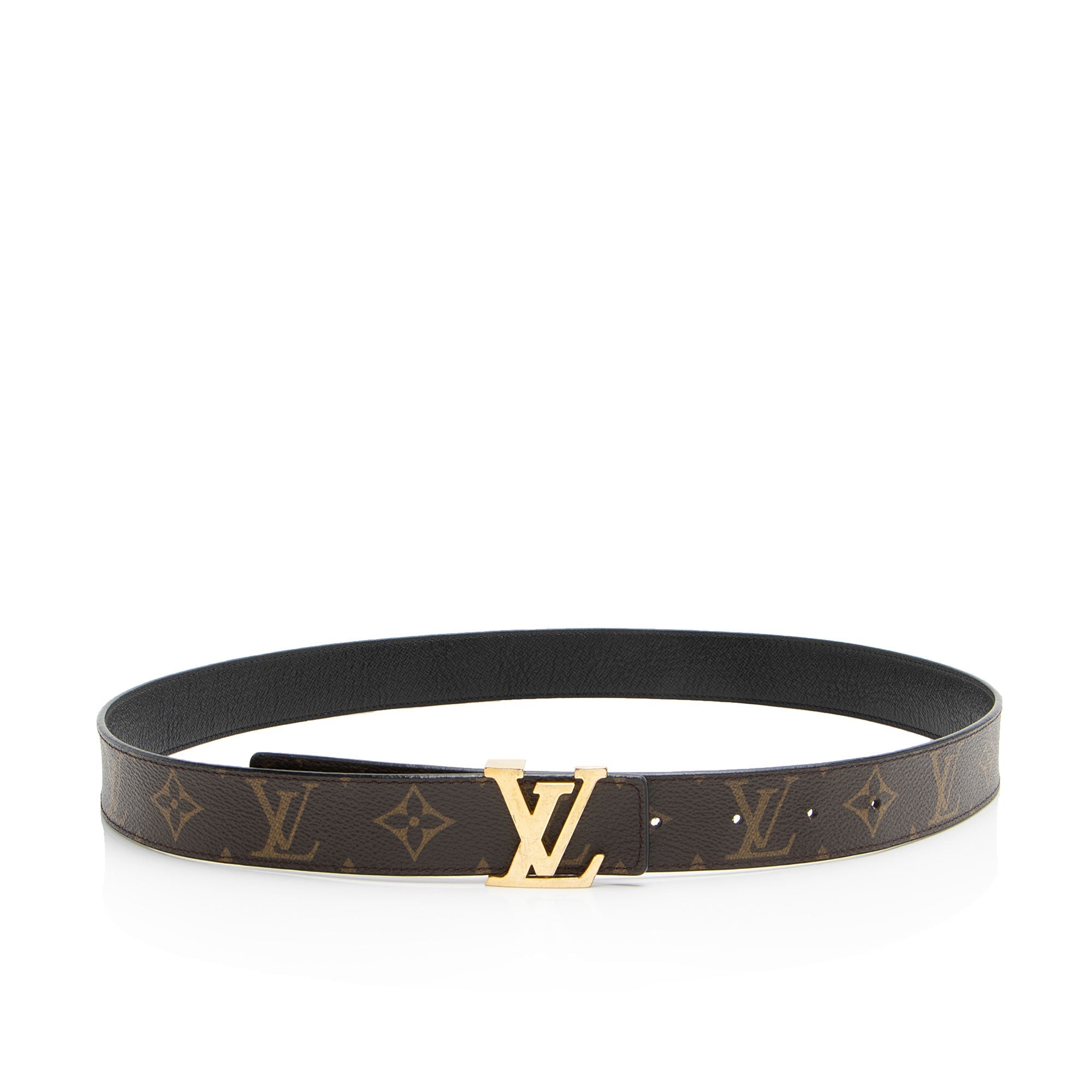 Louis Vuitton Monogram Canvas Reversible Initiales Belt - Size 36 / 90