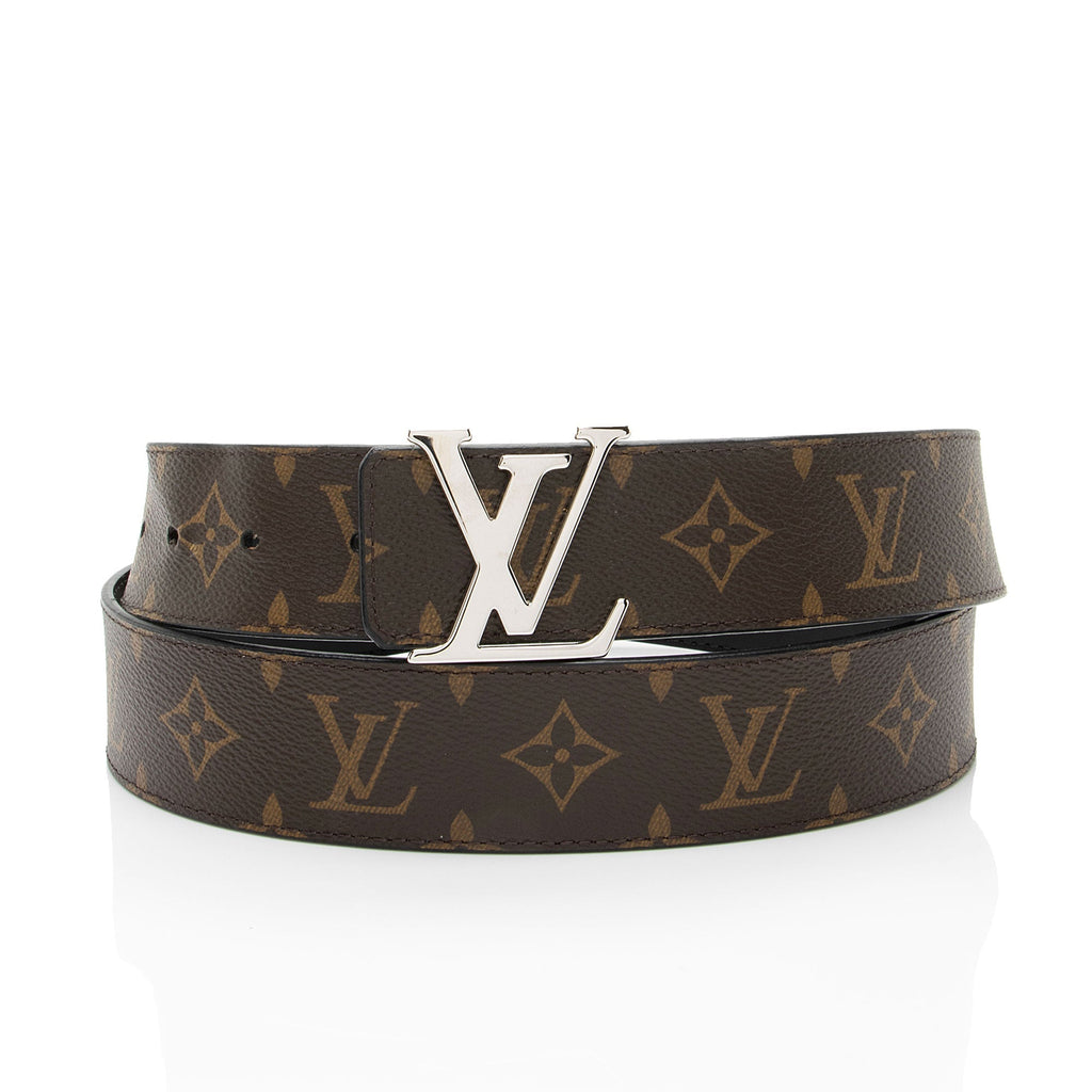 Louis Vuitton Monogram Canvas Reversible Initiales Belt - Size 44 / 110