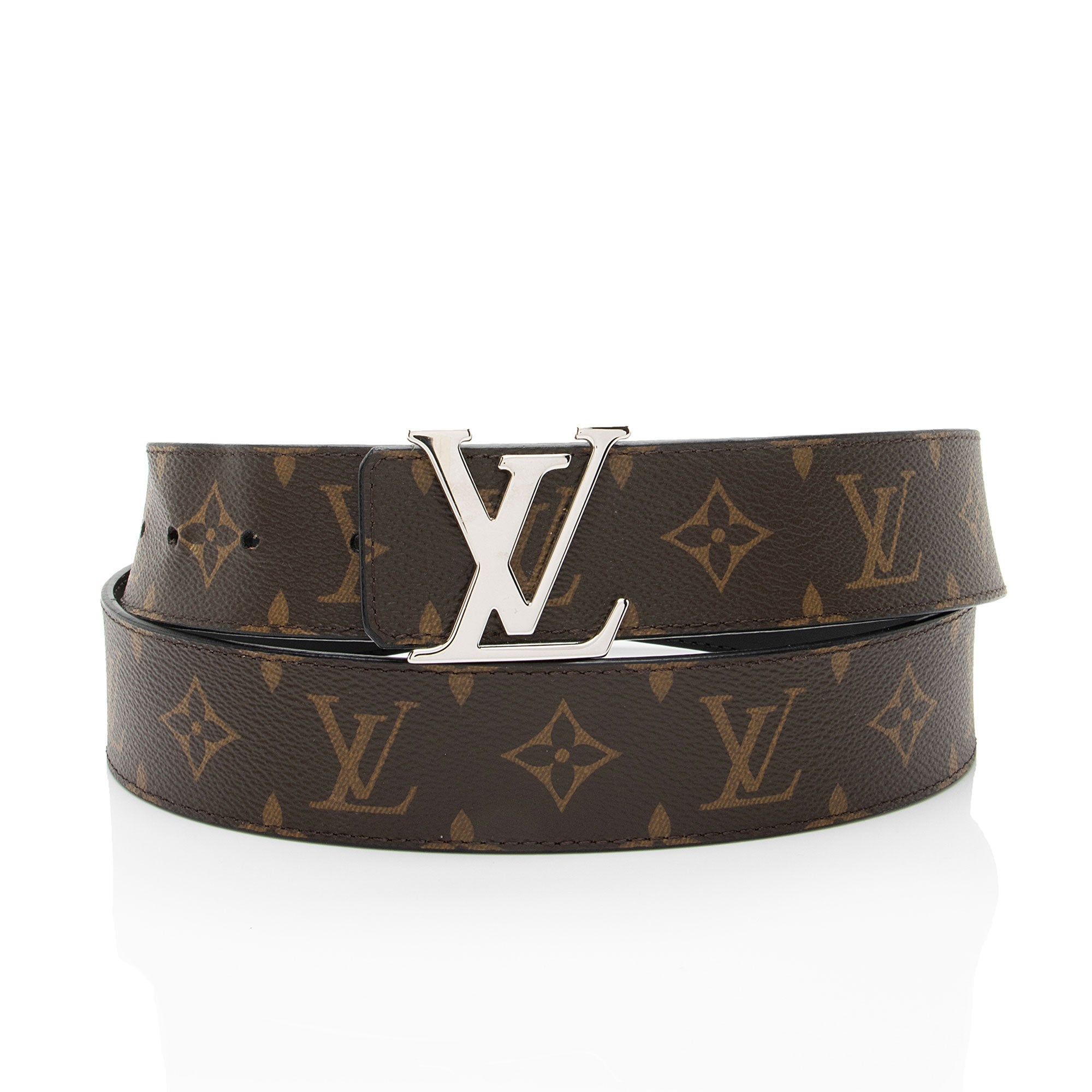 Louis Vuitton Monogram Canvas Reversible Initiales Belt - Size 44 / 110