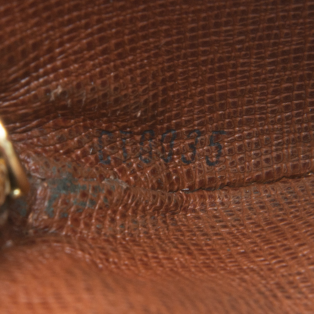 Louis Vuitton Monogram Canvas Round Coin Pouch (SHF-11539)