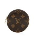 Louis Vuitton Monogram Canvas Round Coin Pouch (SHF-22814)