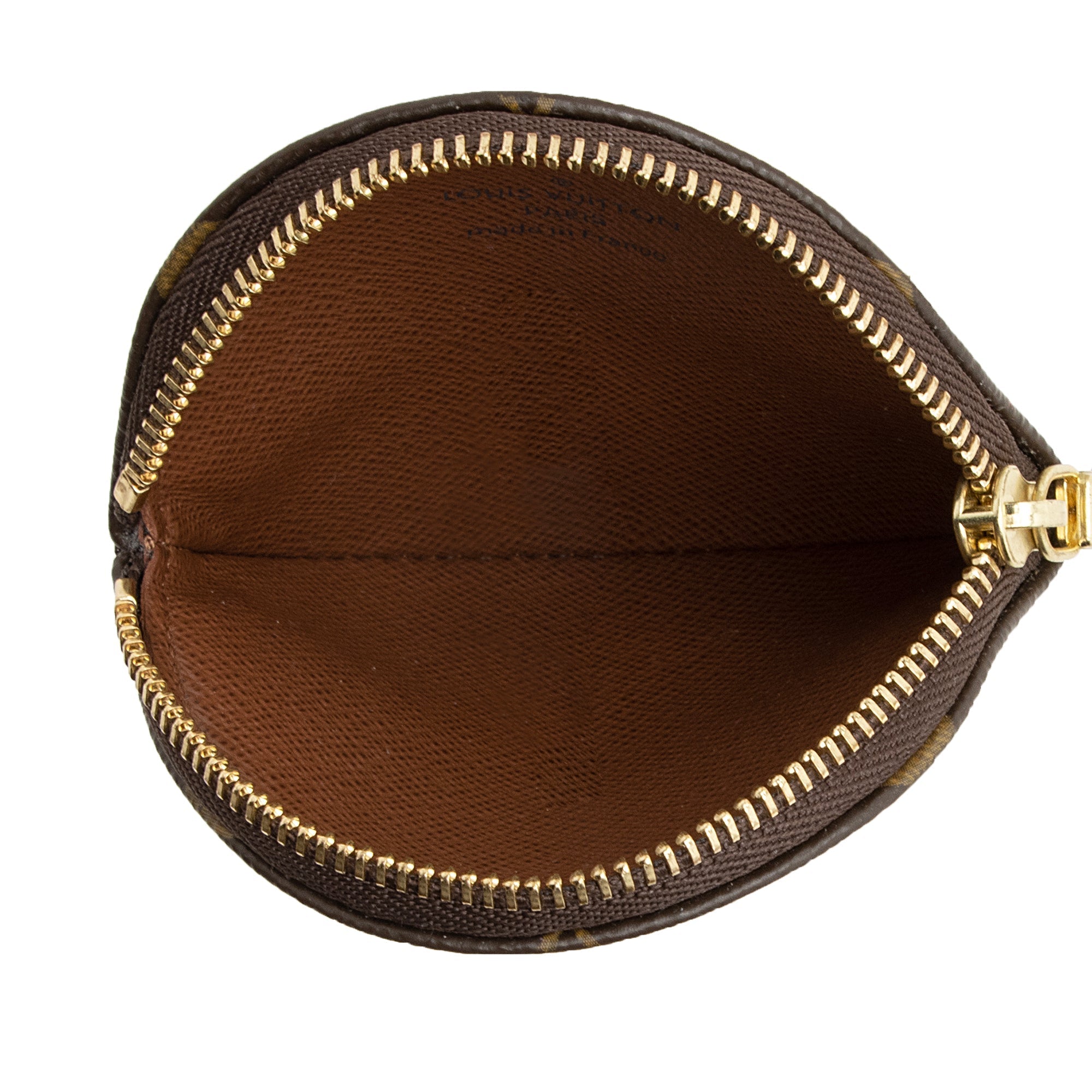 Louis Vuitton Monogram Canvas Round Coin Pouch (SHF-22814)