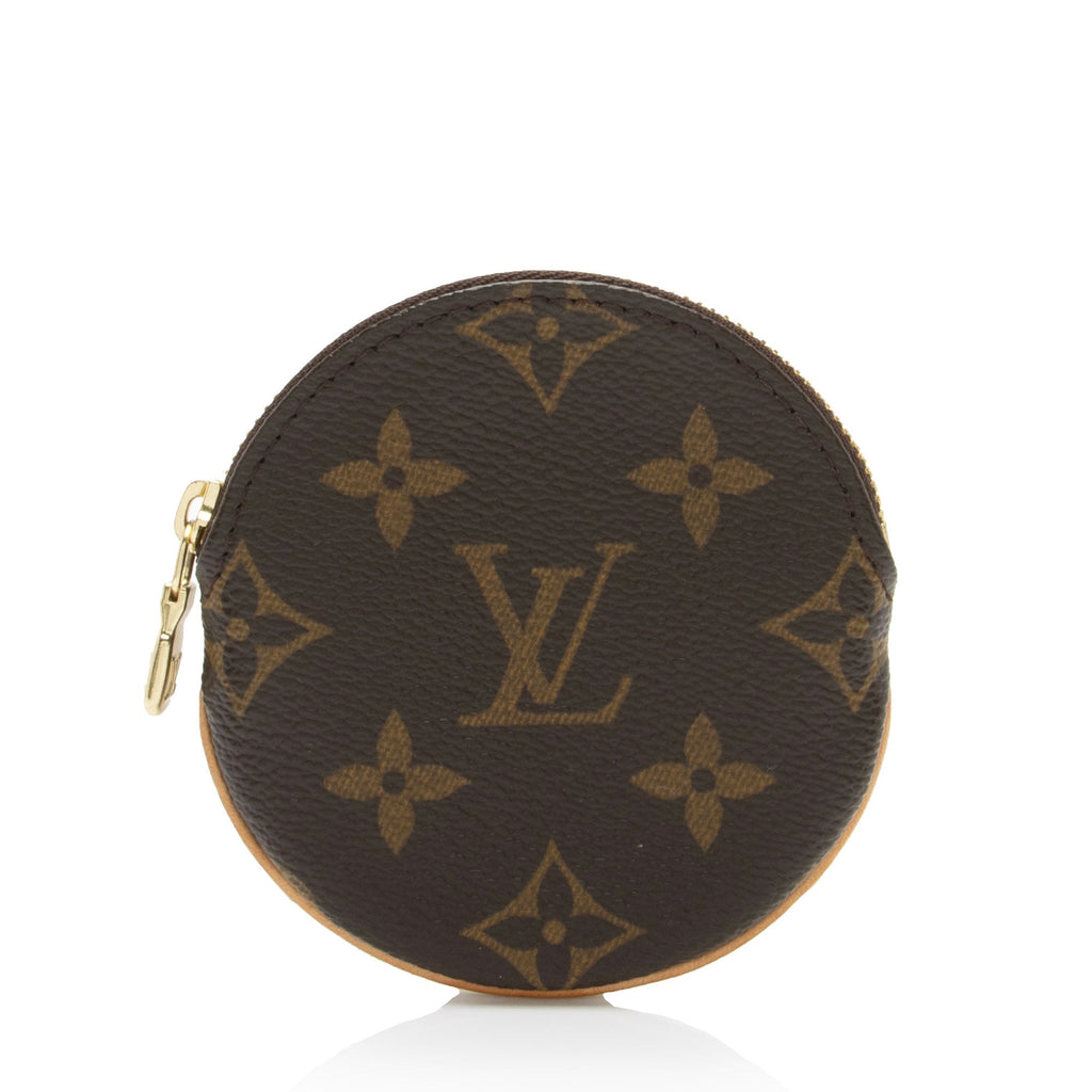 Louis Vuitton Monogram Canvas Round Coin Pouch (SHF-mZUnSB)