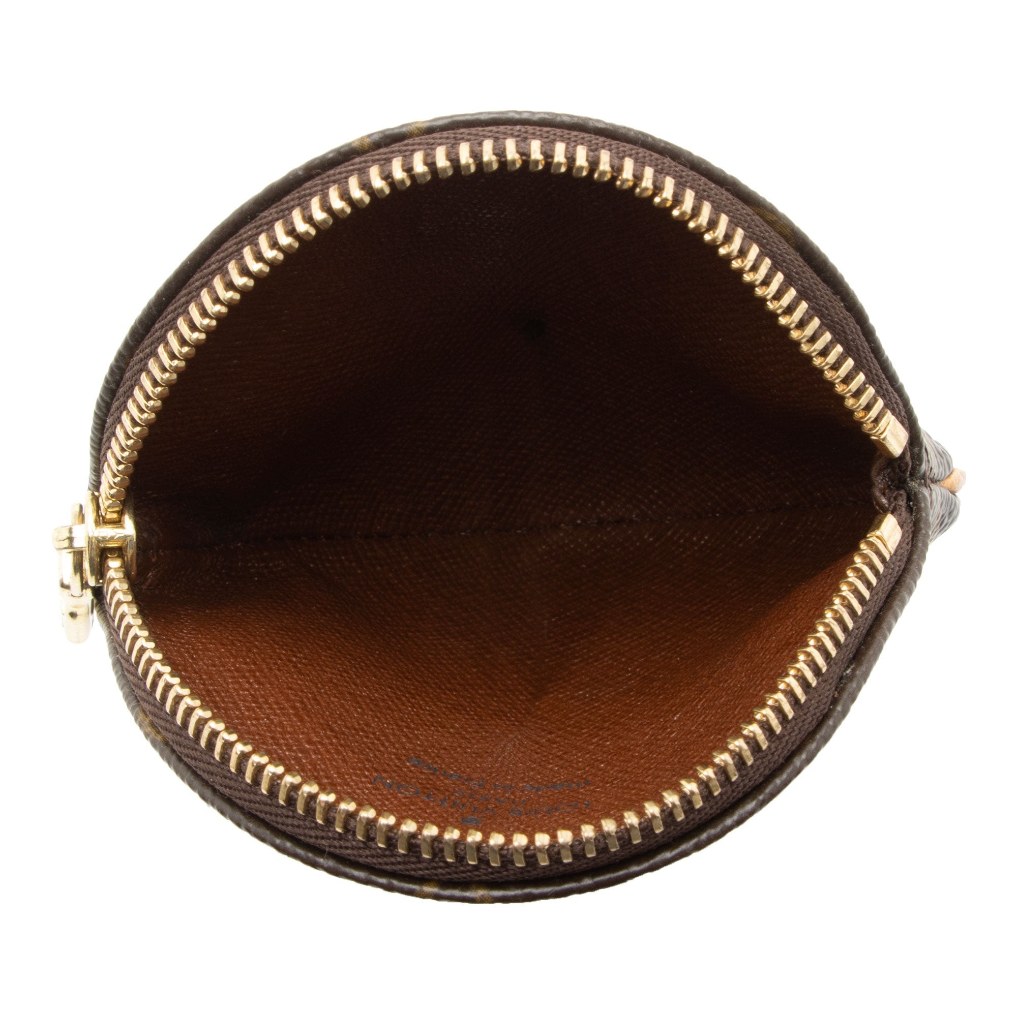 Louis Vuitton Monogram Canvas Round Coin Pouch (SHF-mZUnSB)