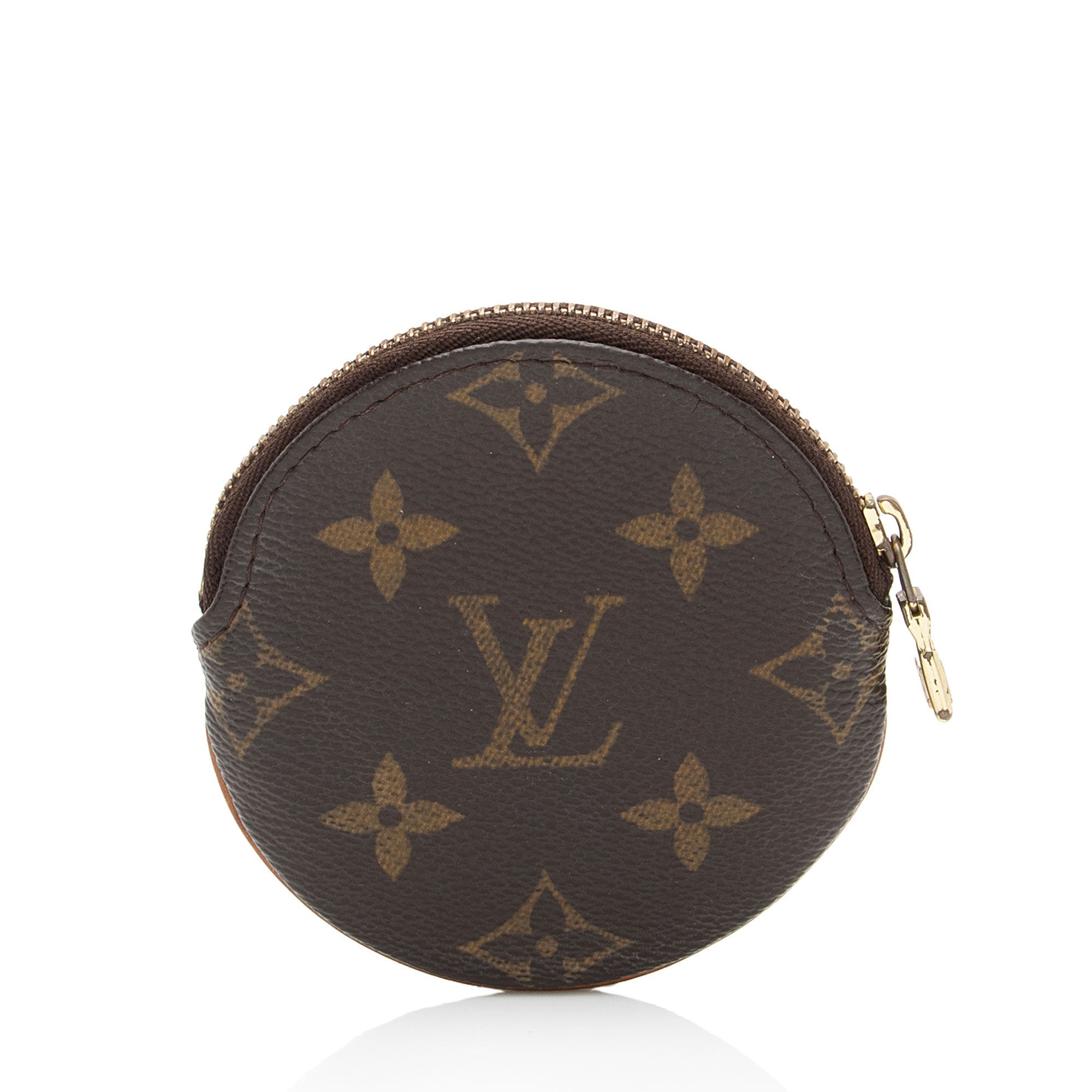 Louis Vuitton Monogram Canvas Round Coin Pouch (SHF-y8shBN)