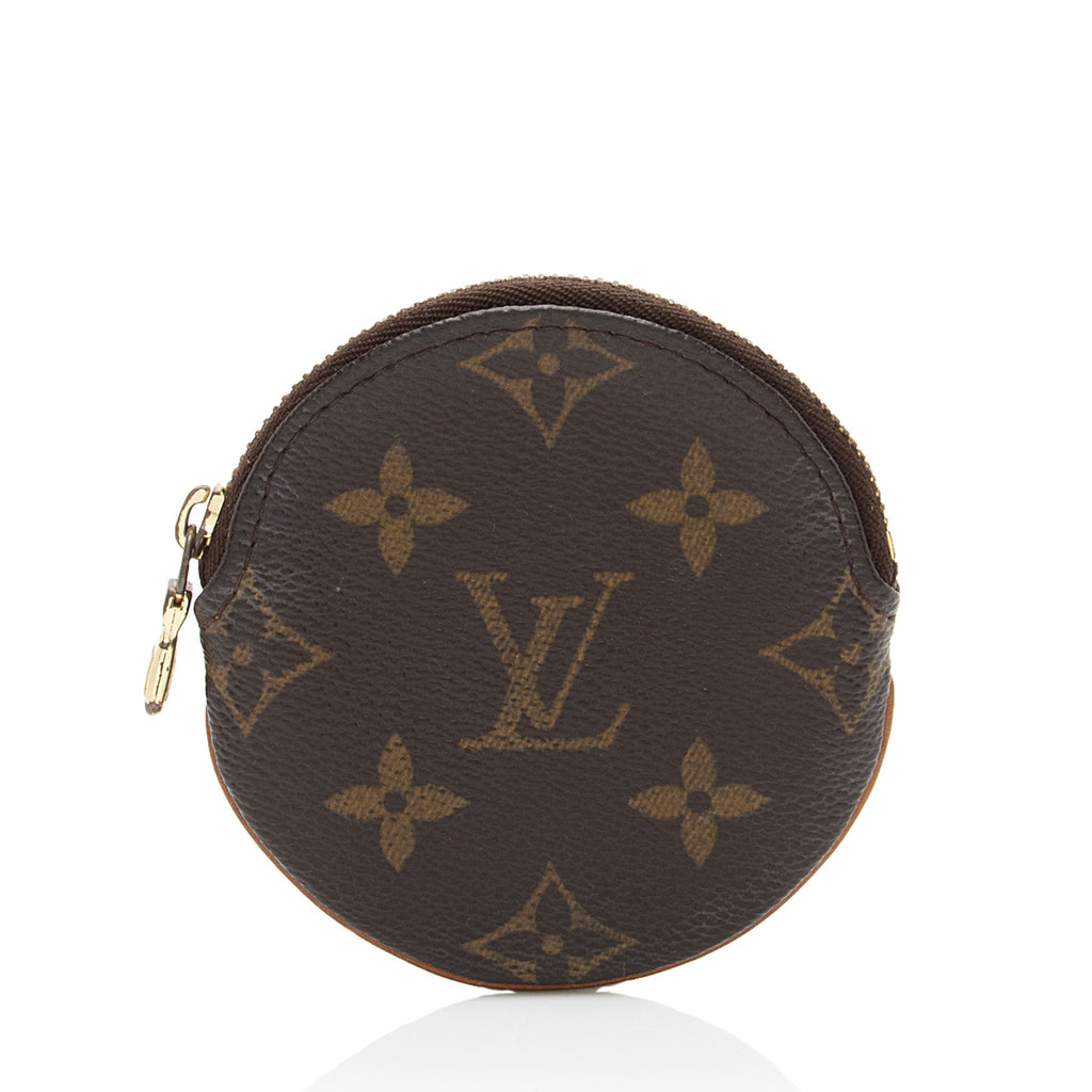 Louis Vuitton Monogram Canvas Round Coin Pouch (SHF-y8shBN)