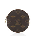 Louis Vuitton Monogram Canvas Round Coin Pouch (SHF-y8shBN)