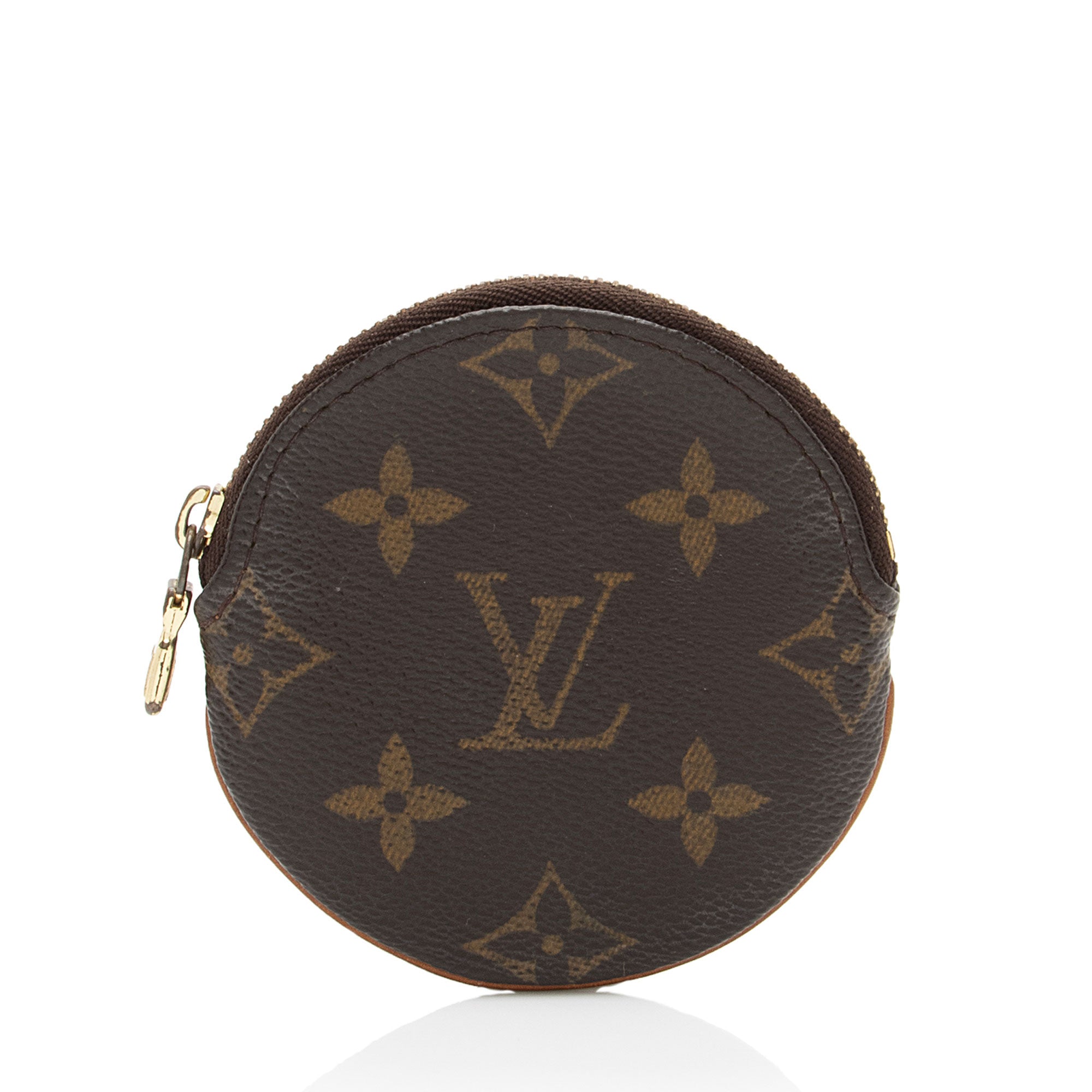 Louis Vuitton Monogram Canvas Round Coin Pouch (SHF-y8shBN)