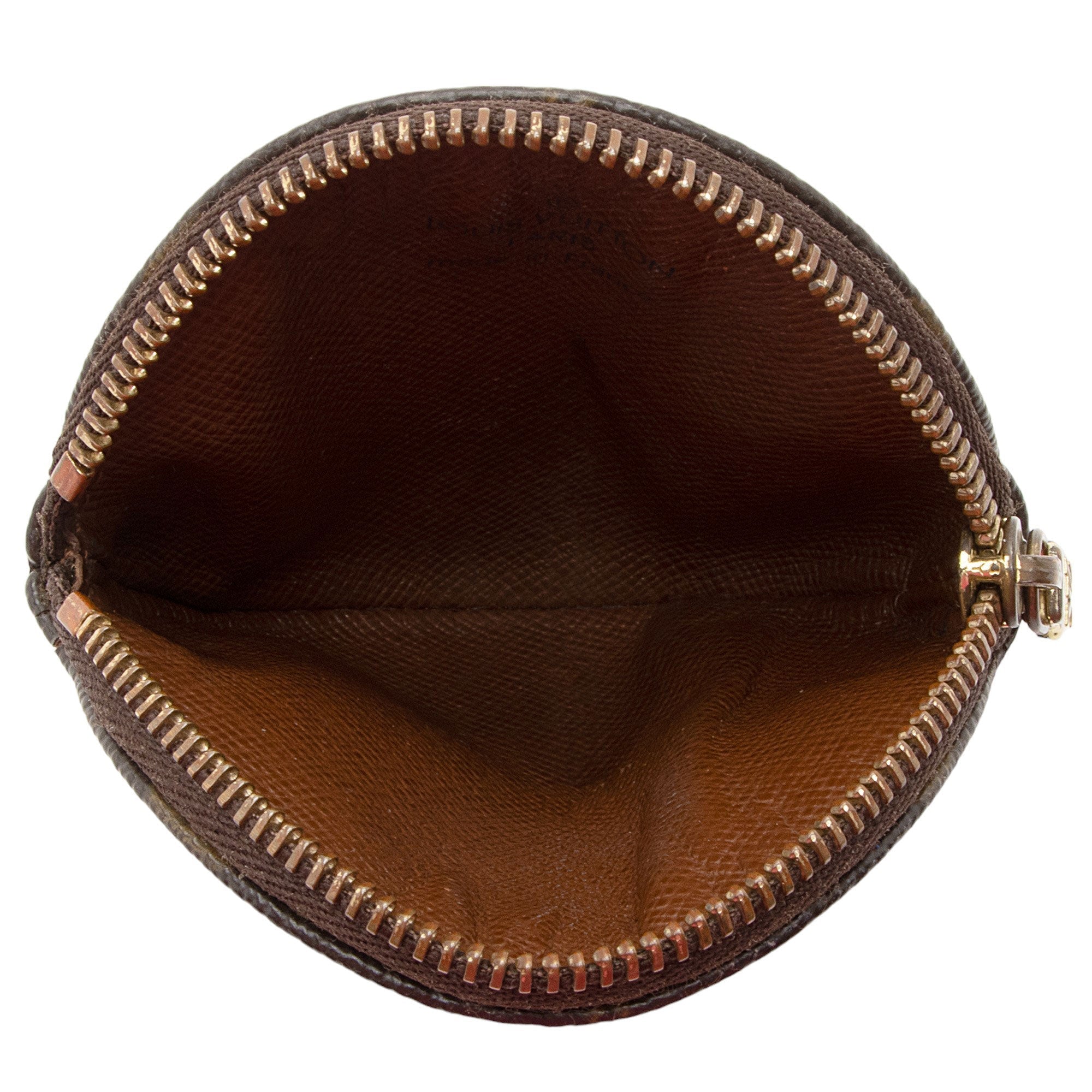 Louis Vuitton Monogram Canvas Round Coin Pouch (SHF-y8shBN)