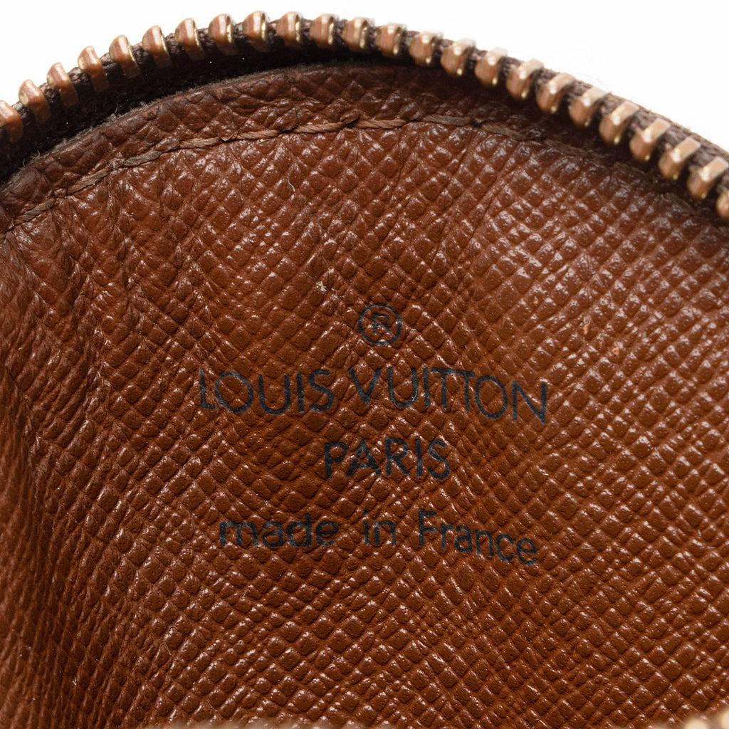 Louis Vuitton Monogram Canvas Round Coin Pouch (SHF-y8shBN)