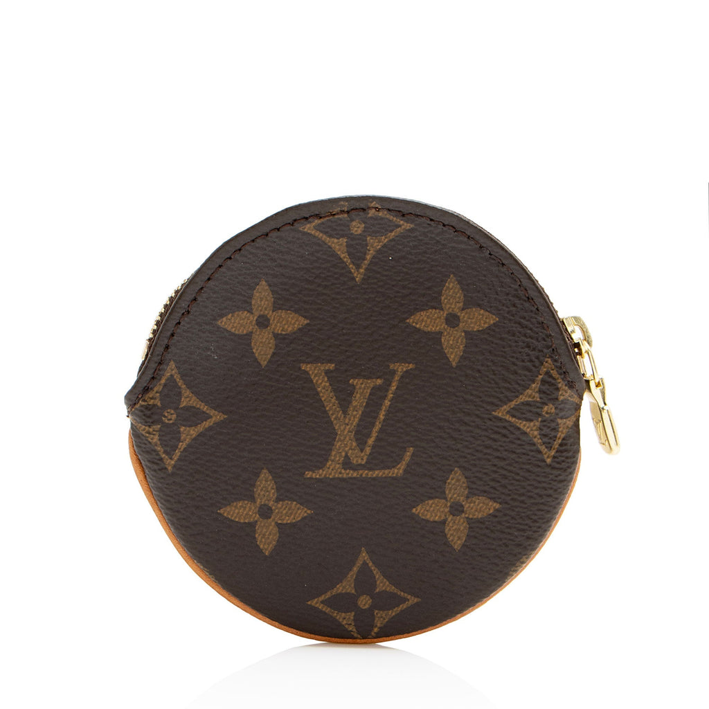 Louis Vuitton Monogram Canvas Round Coin Pouch (SHF-NOVcO2)