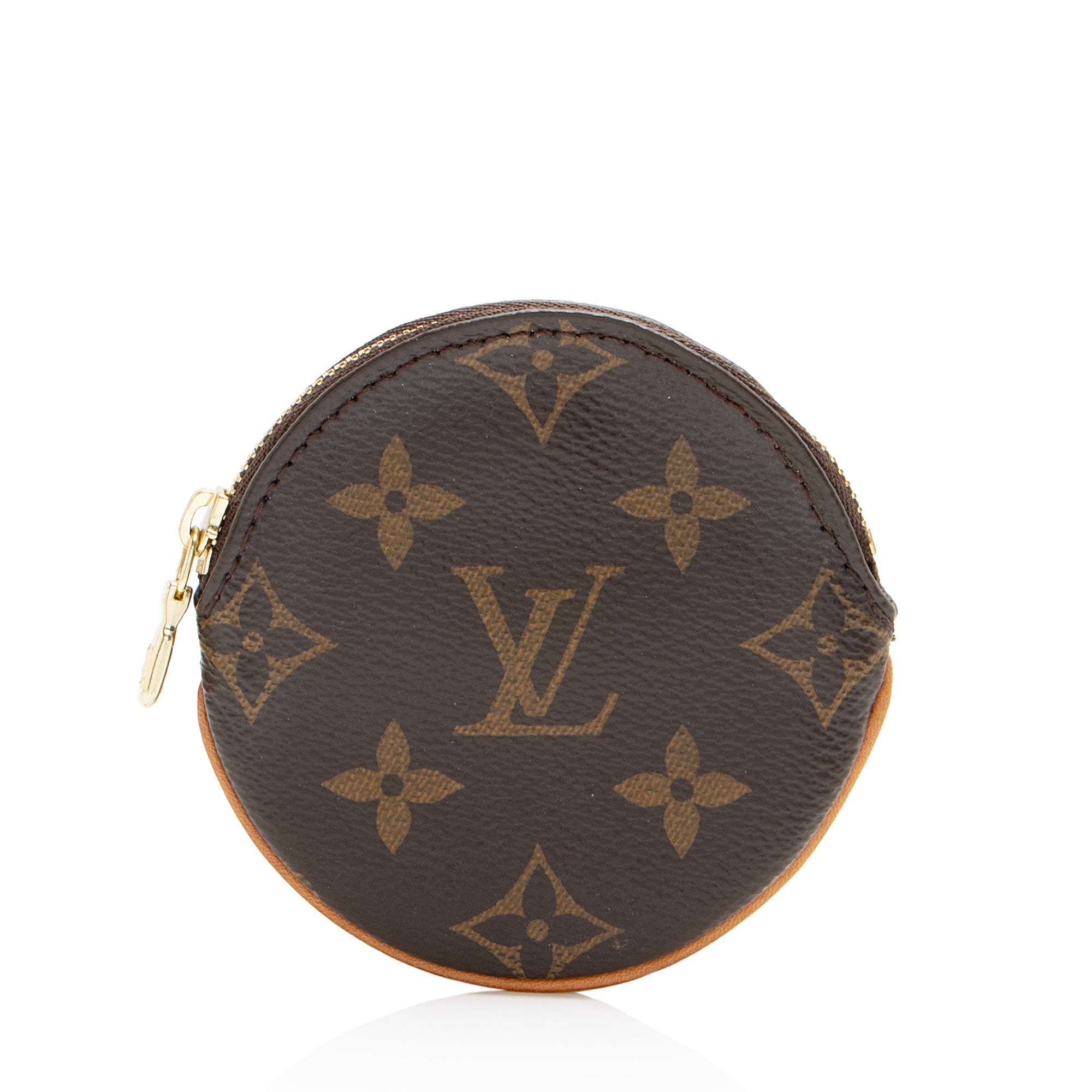 Louis Vuitton Monogram Canvas Round Coin Pouch (SHF-NOVcO2)