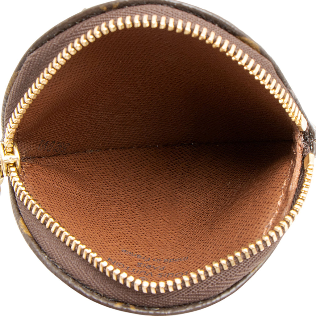 Louis Vuitton Monogram Canvas Round Coin Pouch (SHF-NOVcO2)
