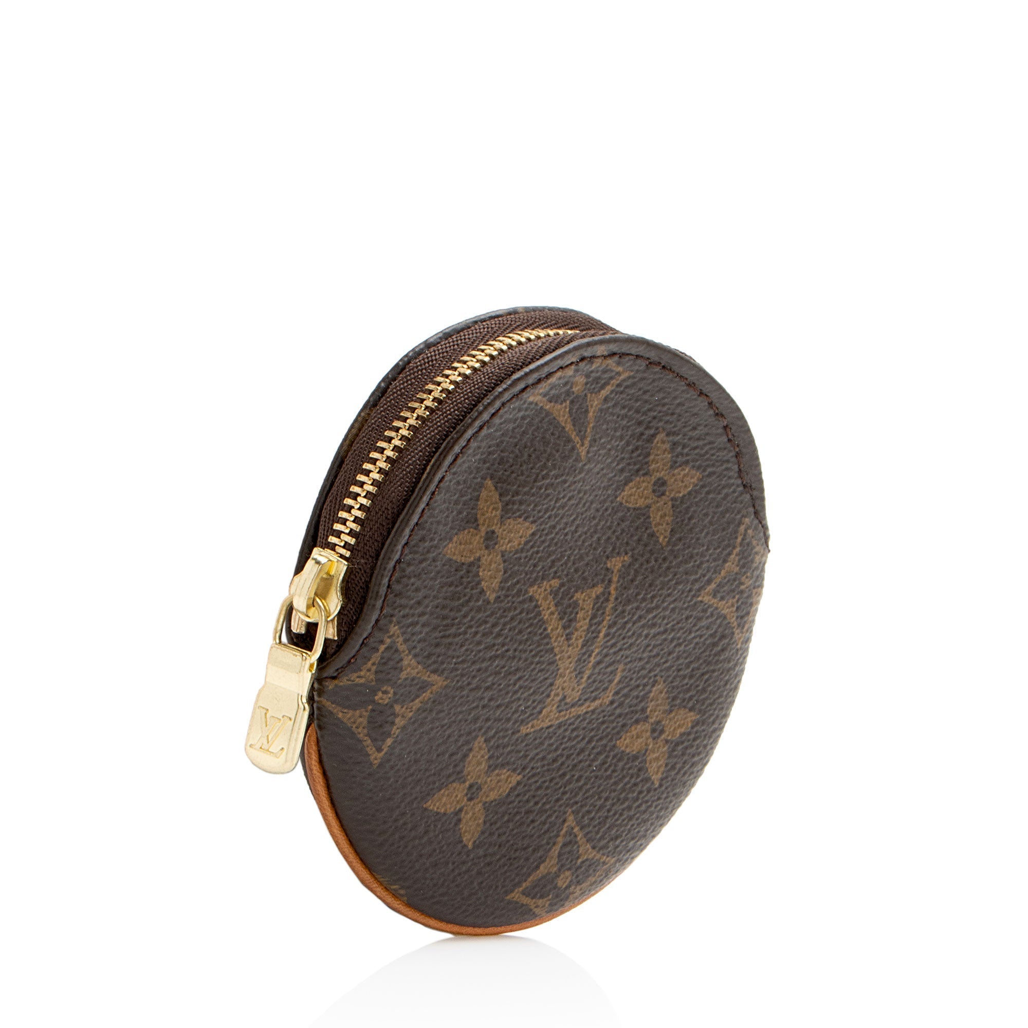 Louis Vuitton Monogram Canvas Round Coin Pouch (SHF-NOVcO2)