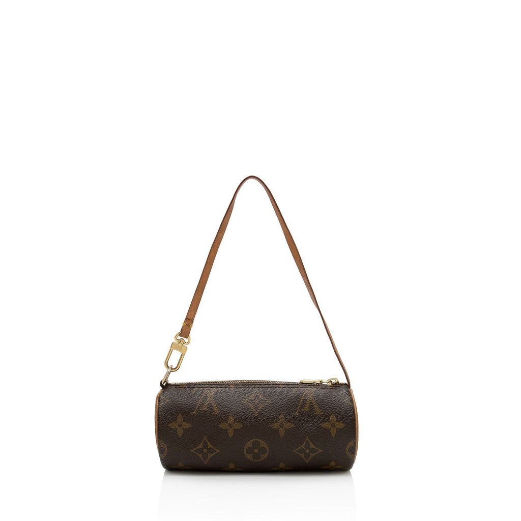 Louis Vuitton Monogram Canvas Round Pochette (SHF-BEaXf8)