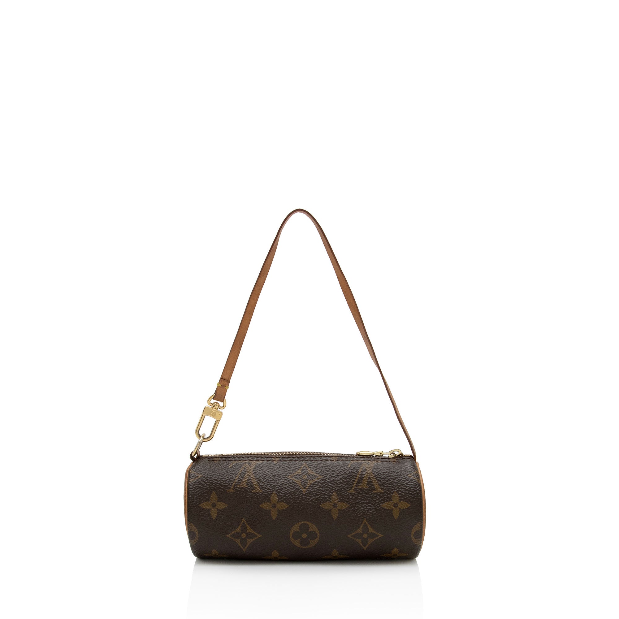 Louis Vuitton Monogram Canvas Round Pochette (SHF-BEaXf8)