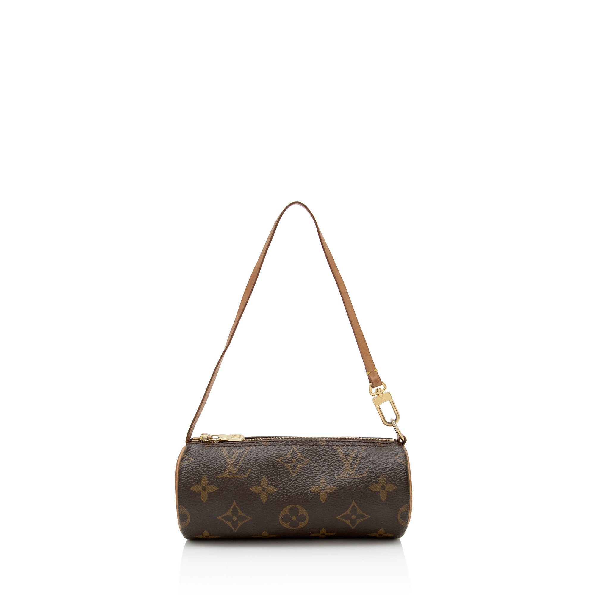 Louis Vuitton Monogram Canvas Round Pochette (SHF-BEaXf8)