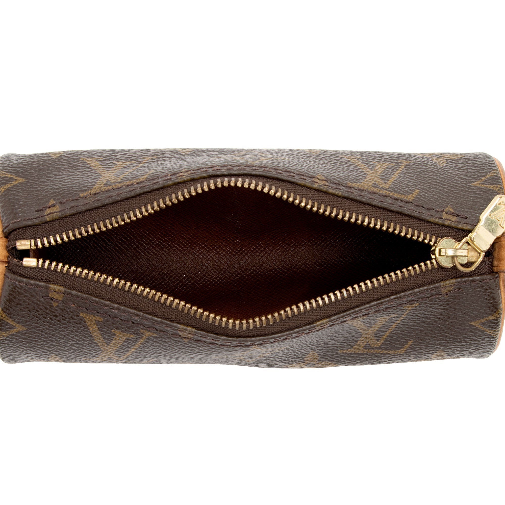 Louis Vuitton Monogram Canvas Round Pochette (SHF-BEaXf8)