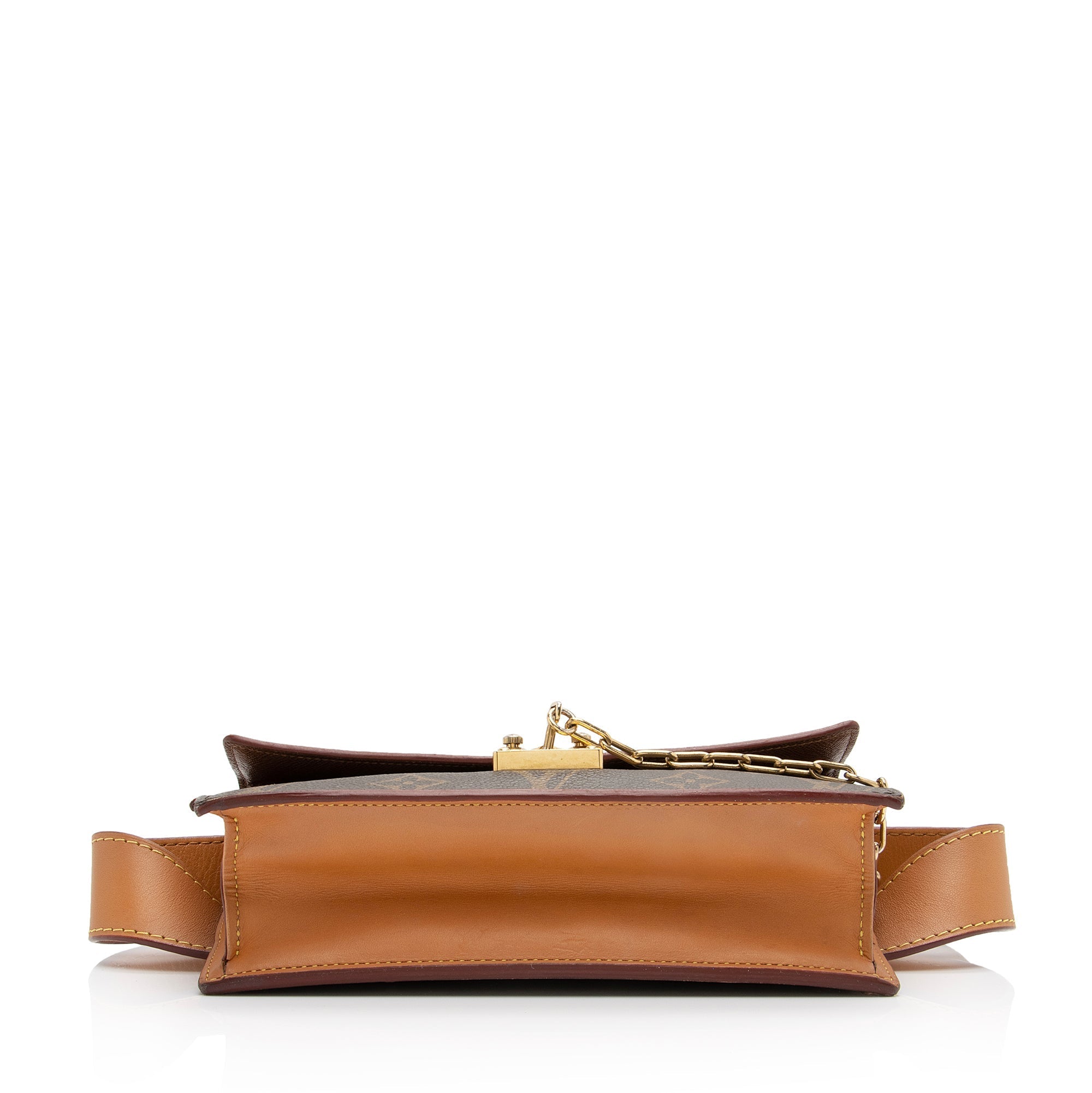 Louis Vuitton Monogram Canvas S Lock Belt Bag (SHF-23337)