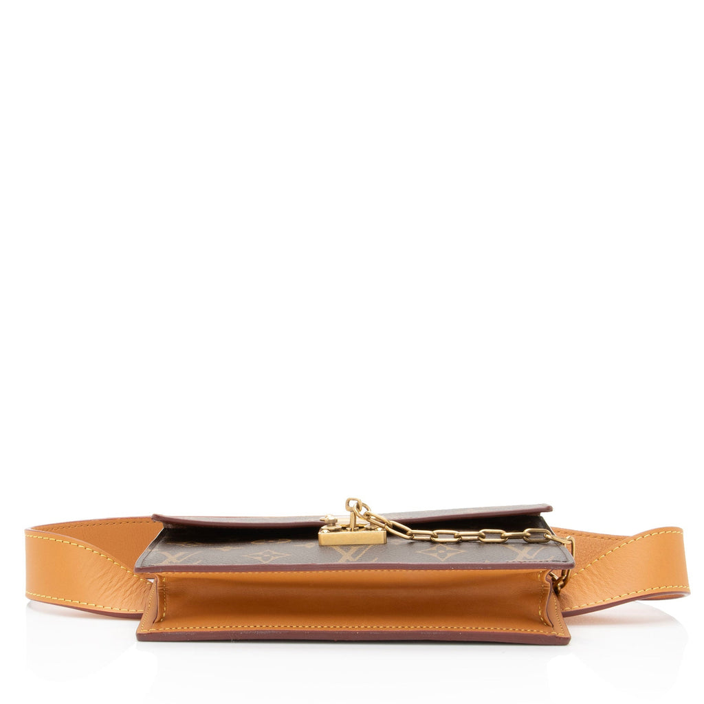Louis Vuitton Monogram Canvas S Lock Belt Bag